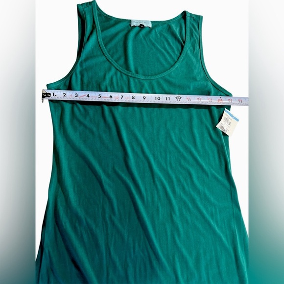 MICHAEL STARS Maxi Dress, Side Slit, Pull-On, Color Green, Size Medium - Picture 12 of 12